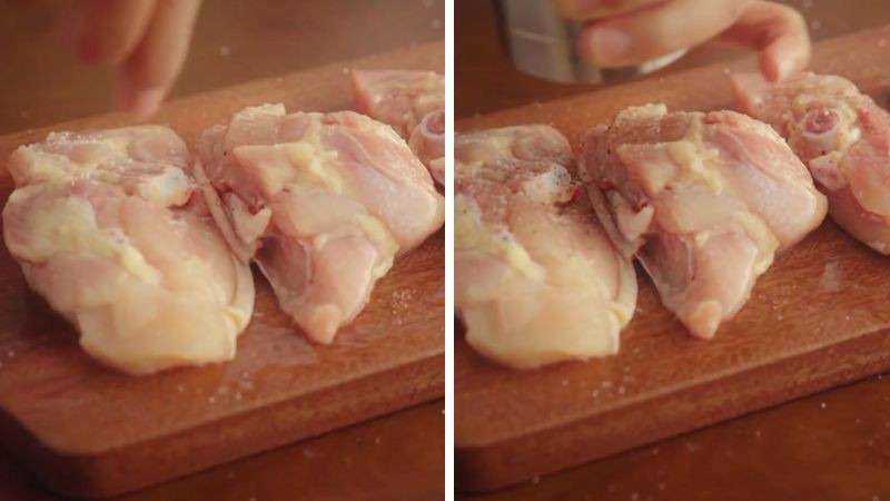 Ướp thịt gà