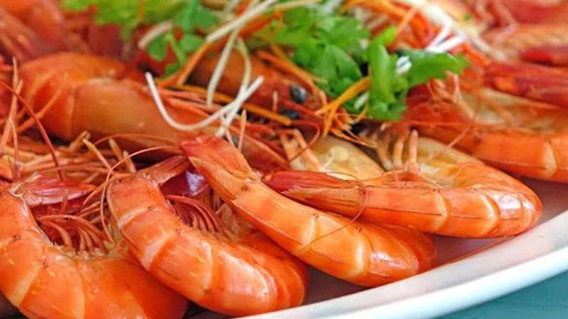 Tôm hấp bia