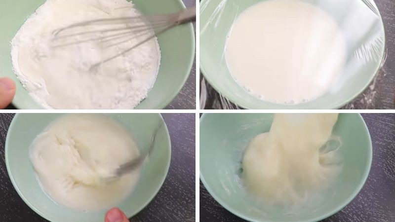 Làm nhân mochi